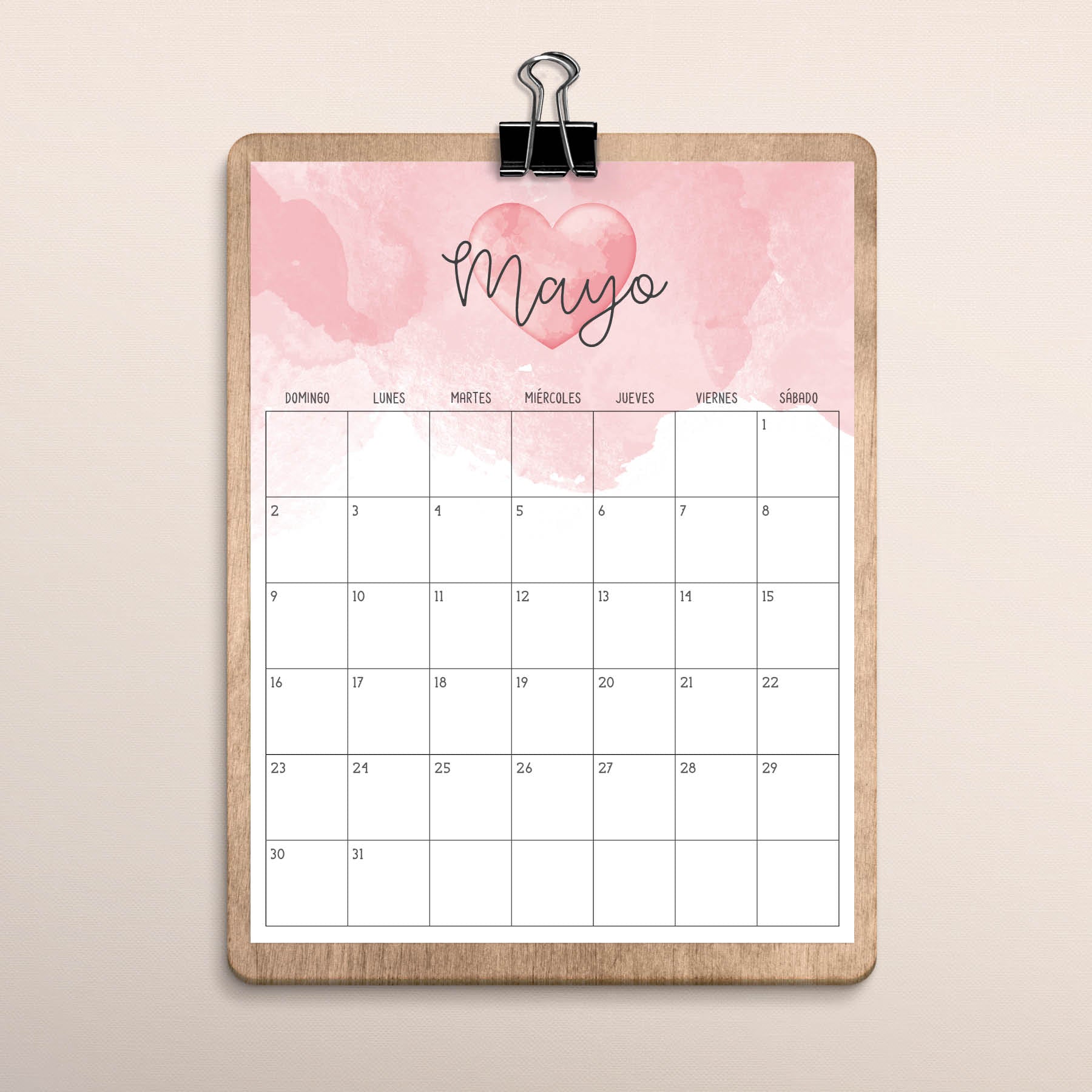 calendario para imprimir