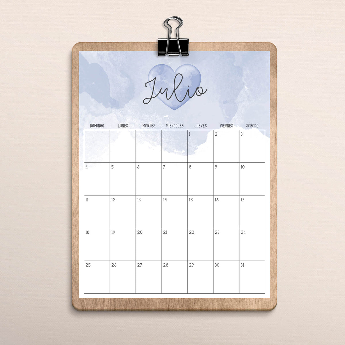 calendario para imprimir