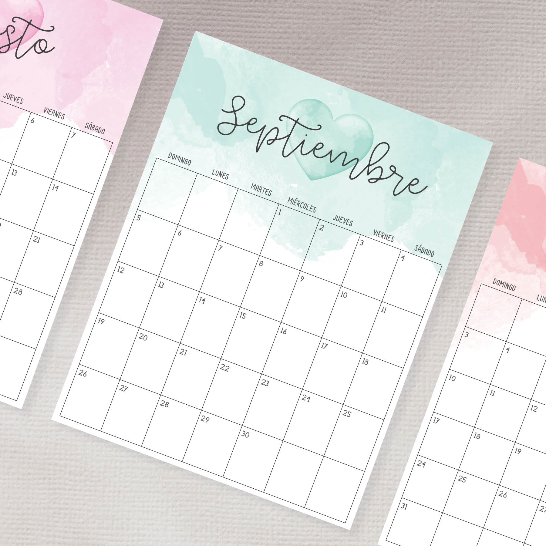 calendario para imprimir