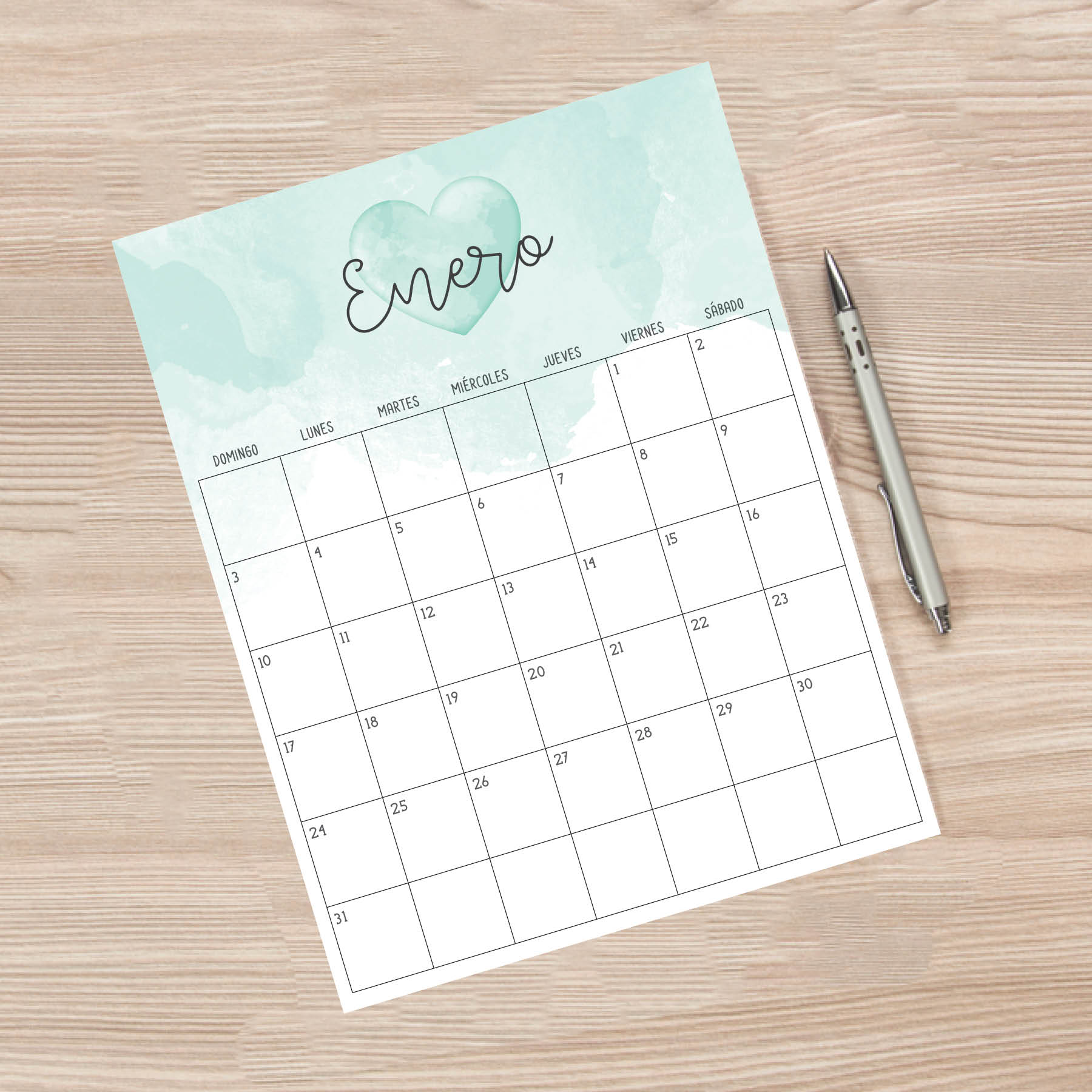 calendario para imprimir