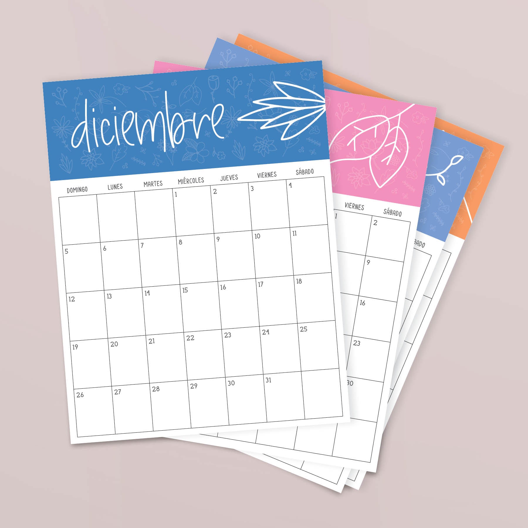 calendario para imprimir