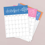 Load image into Gallery viewer, calendario para imprimir
