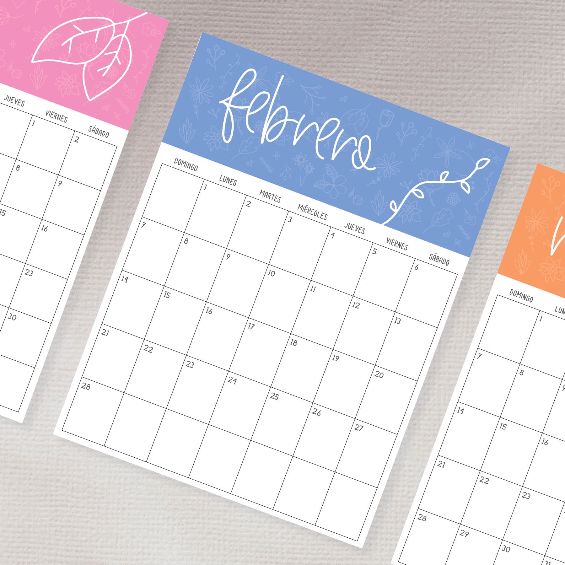 calendario para imprimir