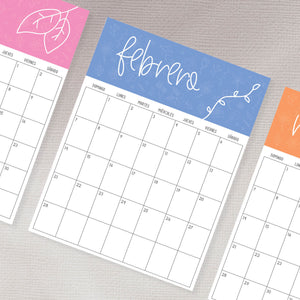 calendario para imprimir