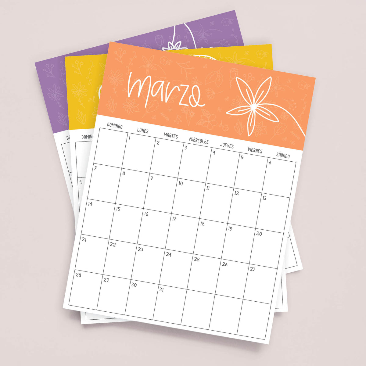 calendario para imprimir