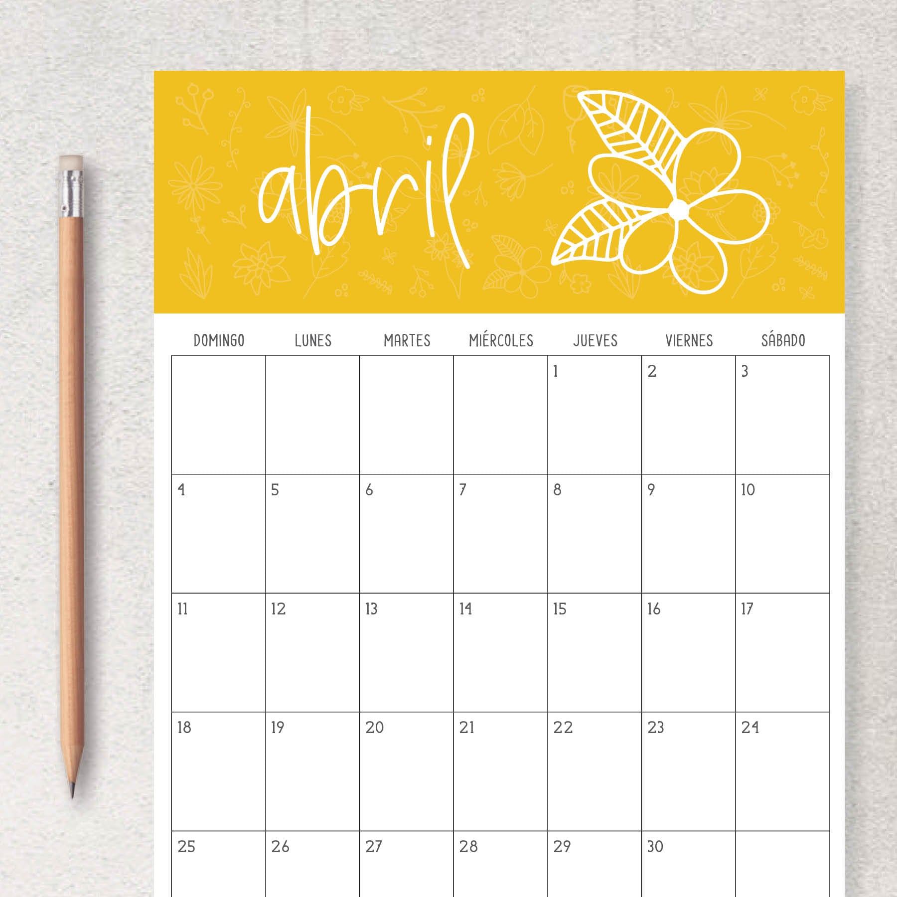 calendario para imprimir