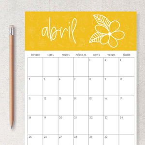 calendario para imprimir
