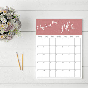 calendario para imprimir