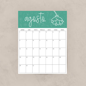 calendario para imprimir
