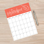 Load image into Gallery viewer, calendario para imprimir
