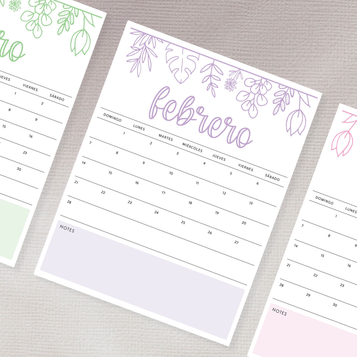 calendario para imprimir