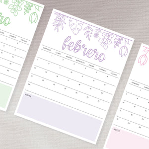 calendario para imprimir