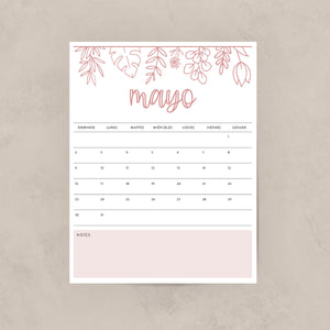 calendario para imprimir