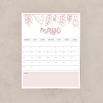 Load image into Gallery viewer, calendario para imprimir
