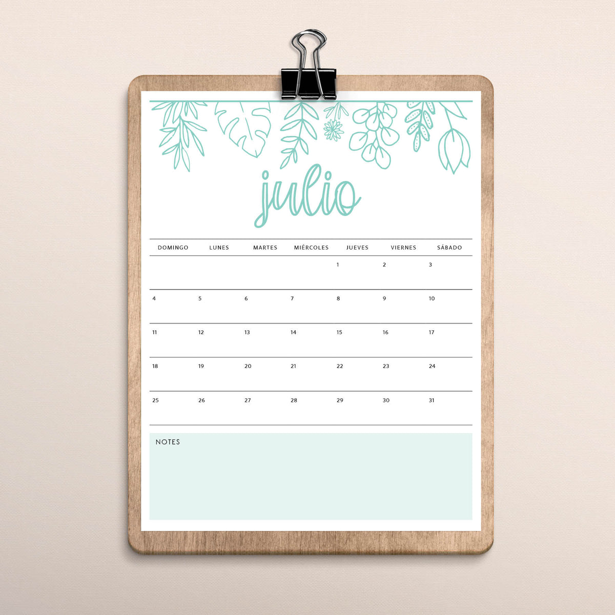calendario para imprimir
