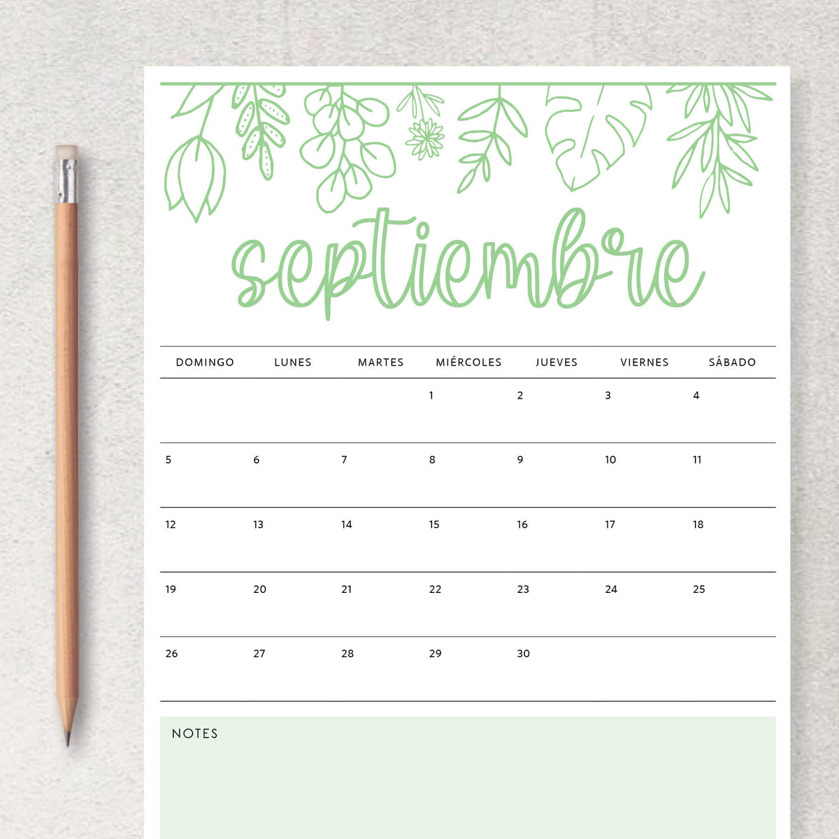 calendario para imprimir