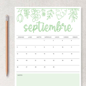 calendario para imprimir