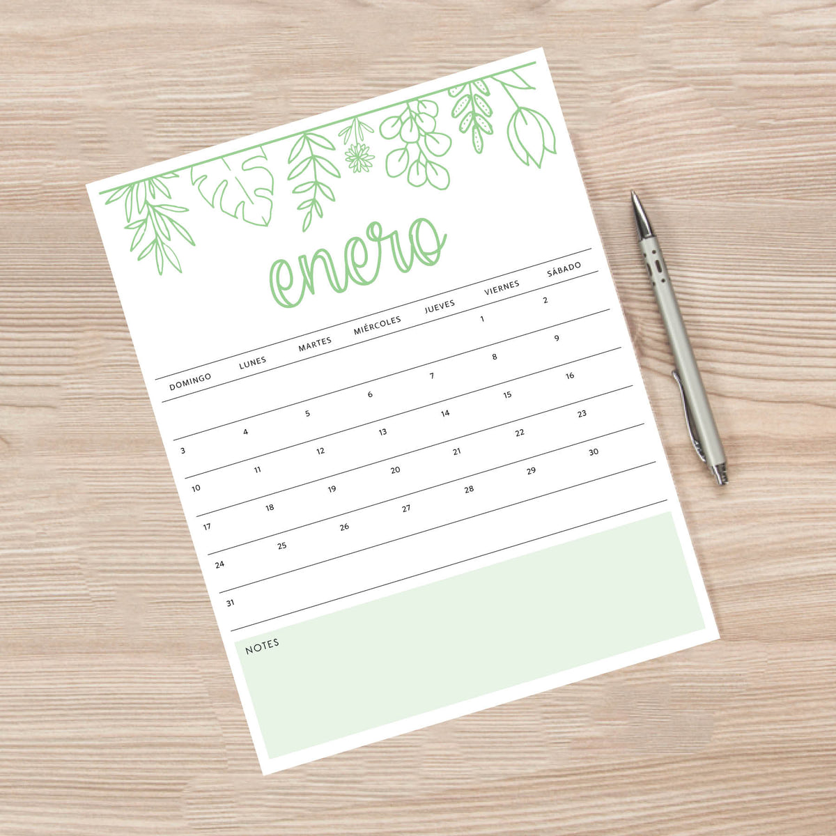 calendario para imprimir