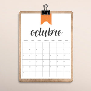 calendario para imprimir