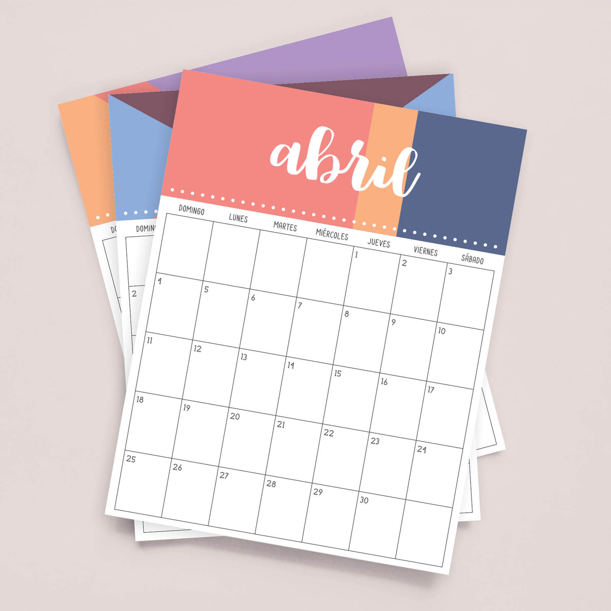 calendario para imprimir