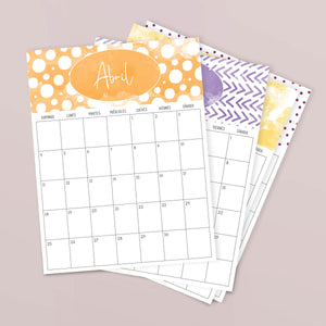calendario para imprimir