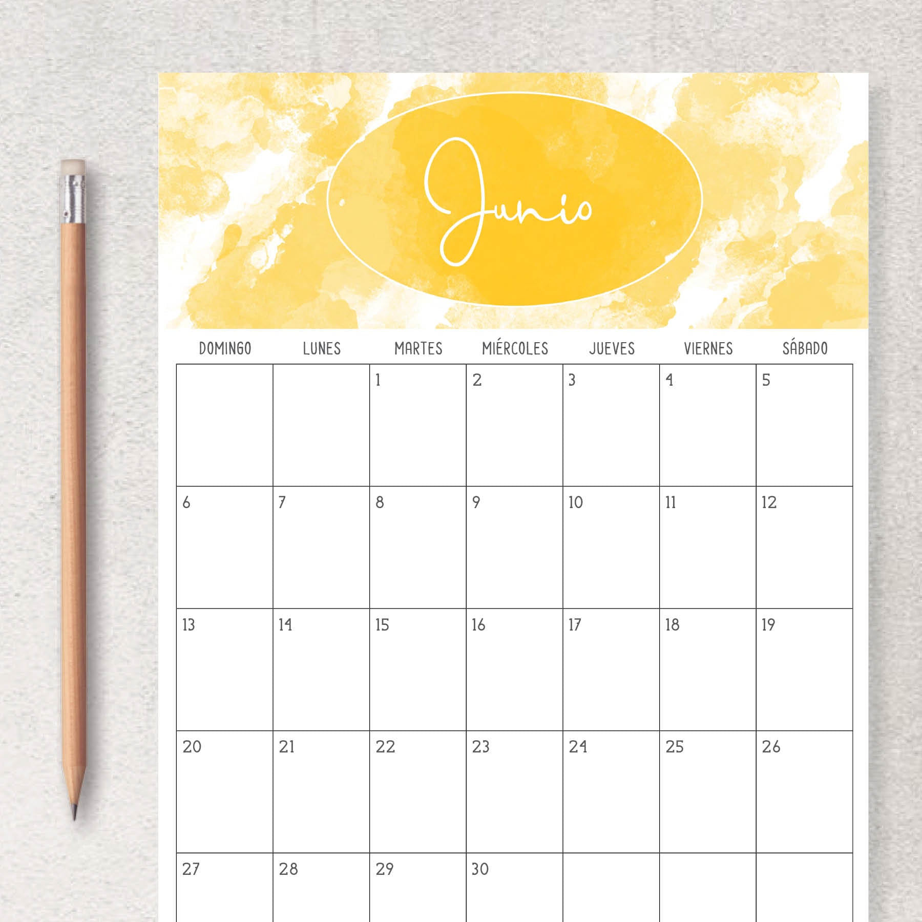 calendario para imprimir