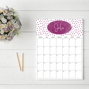 calendario para imprimir