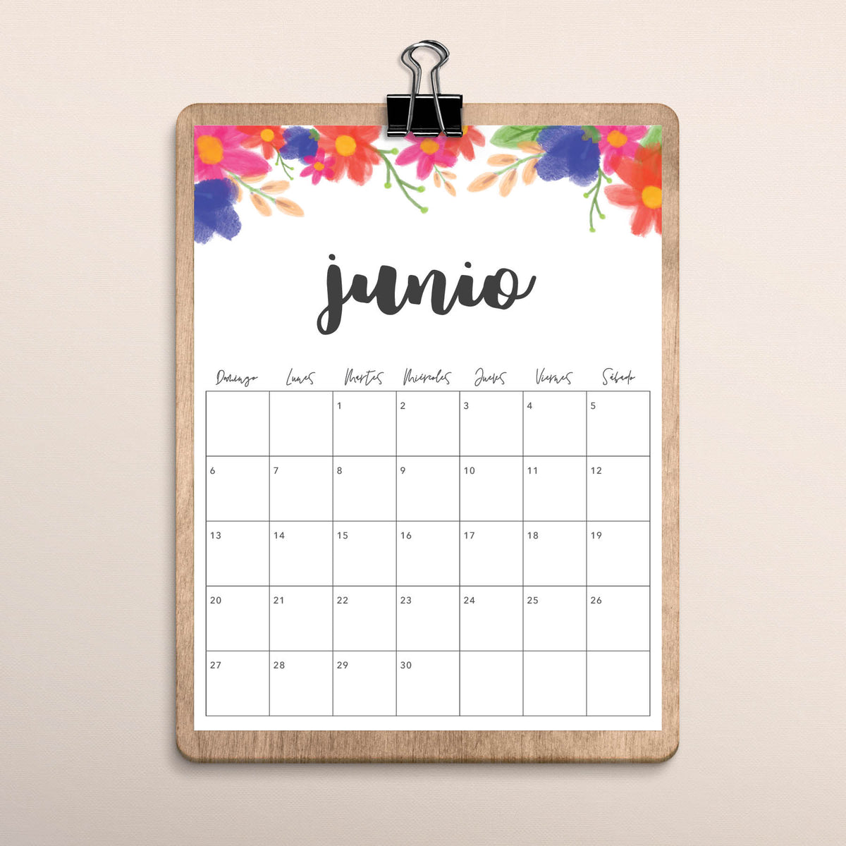 calendario para imprimir
