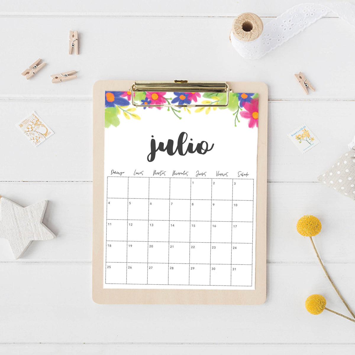 calendario para imprimir