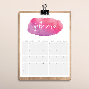 calendario para imprimir