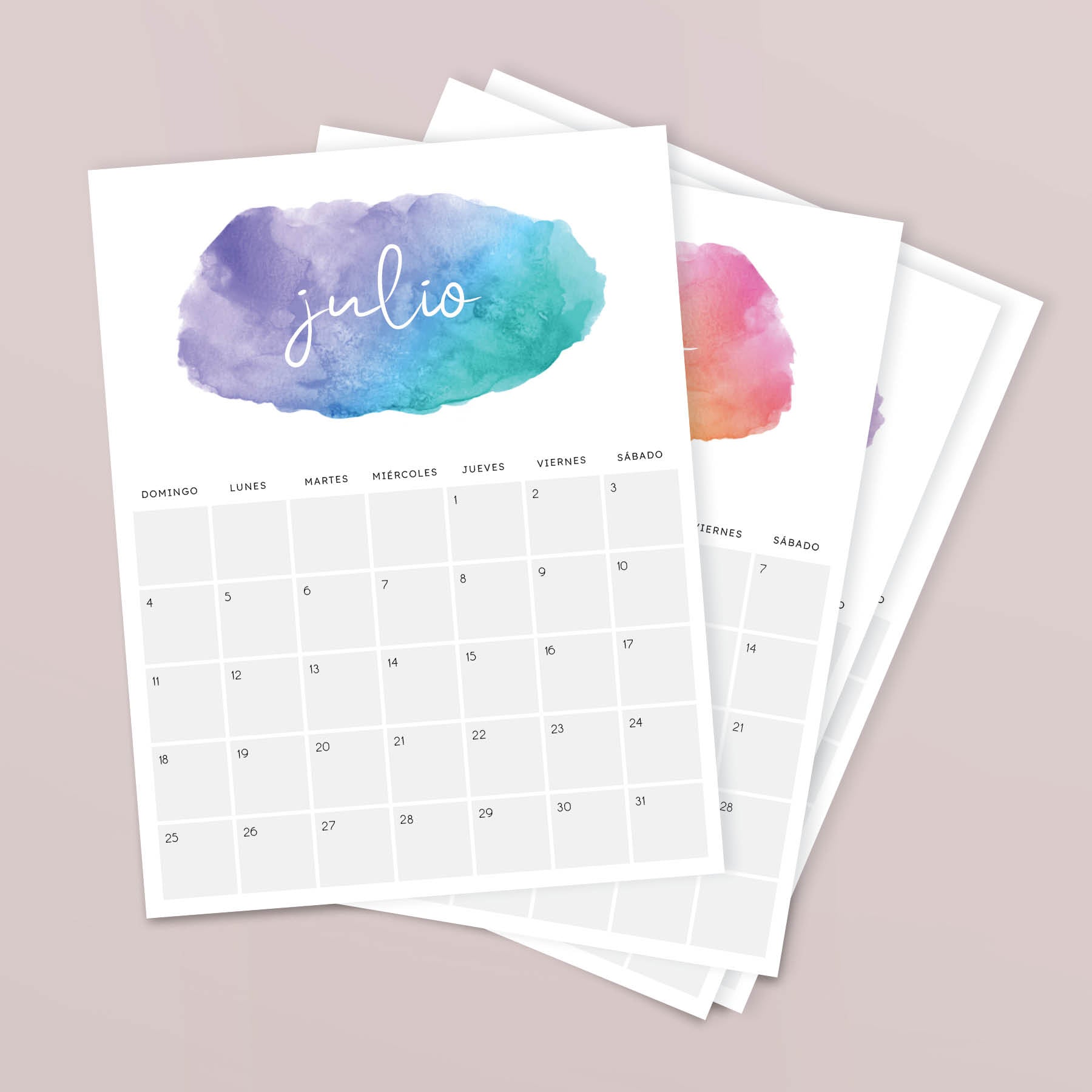 calendario para imprimir