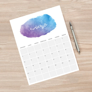 calendario para imprimir