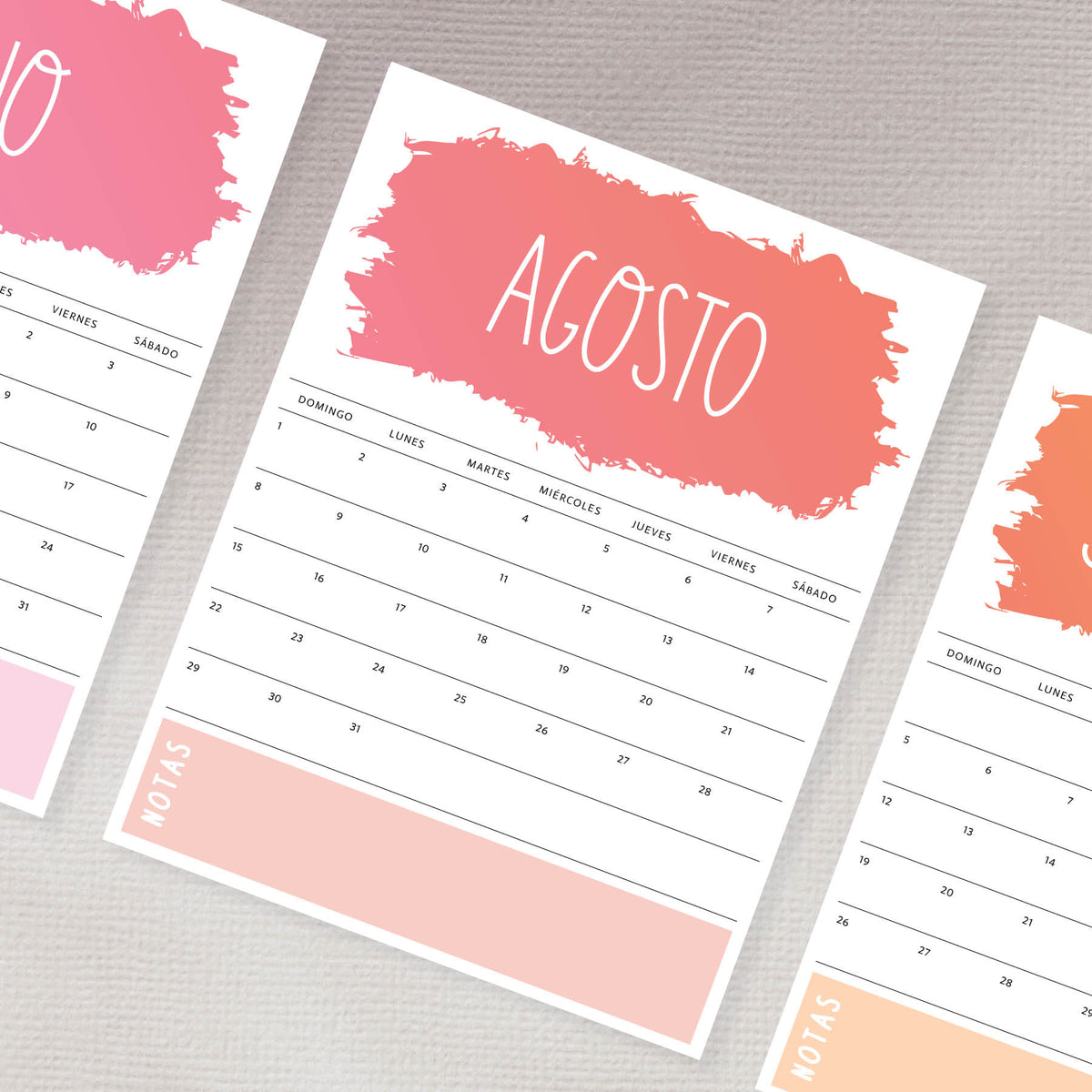 calendario para imprimir