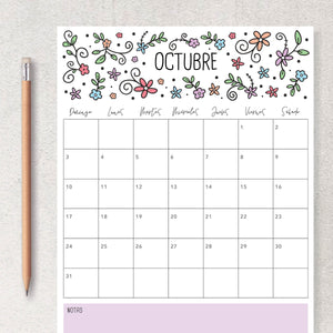 calendario para imprimir