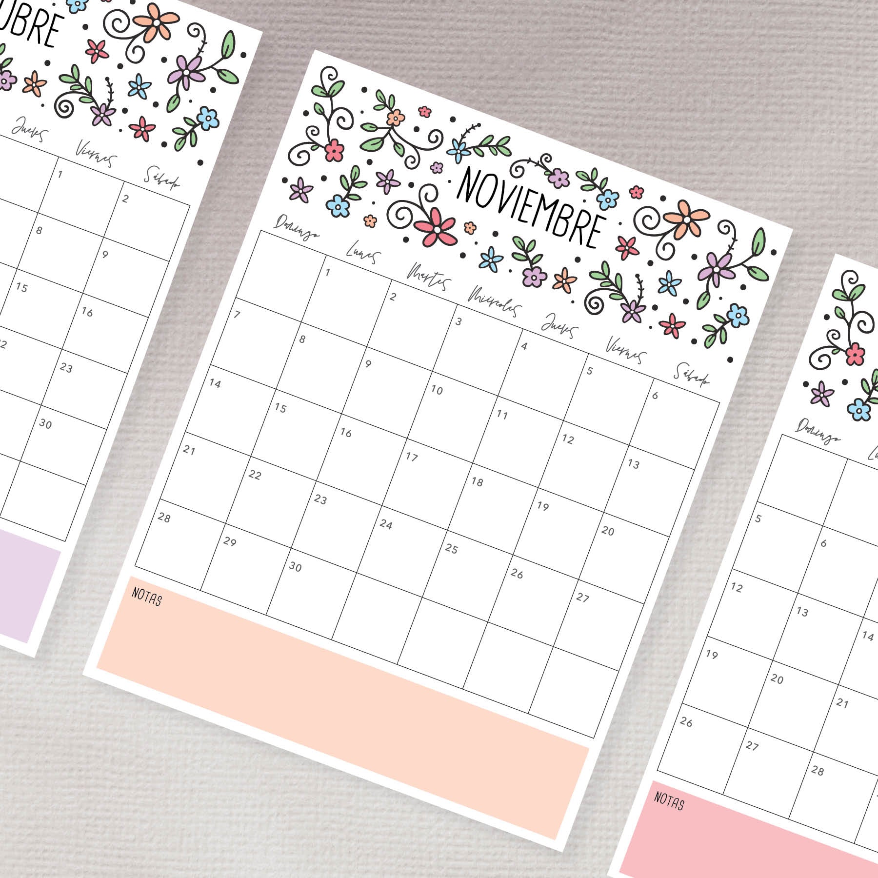 calendario para imprimir