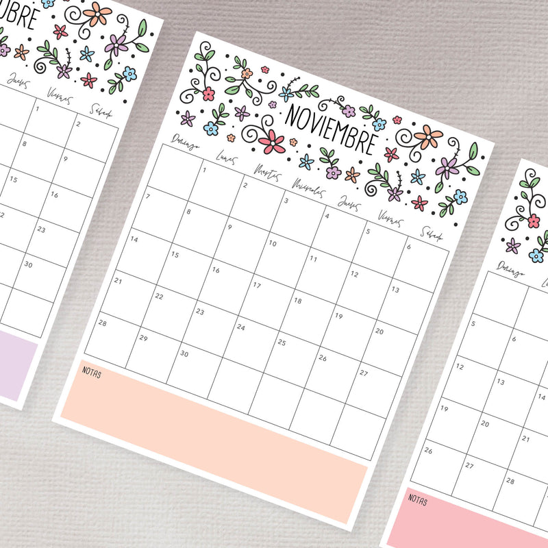 calendario para imprimir