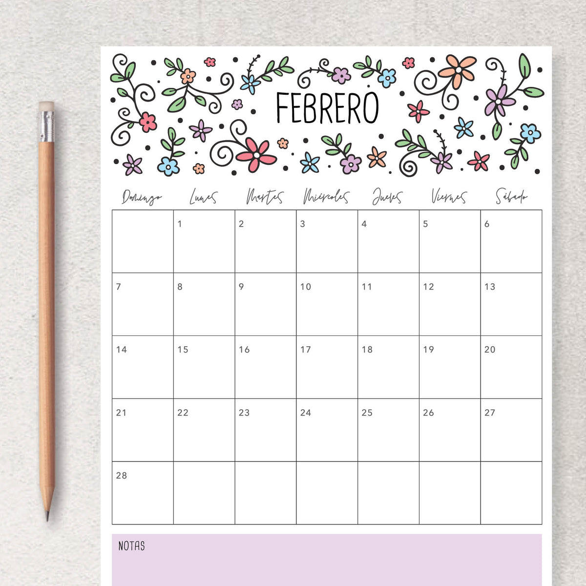 calendario para imprimir