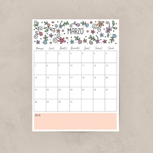 calendario para imprimir