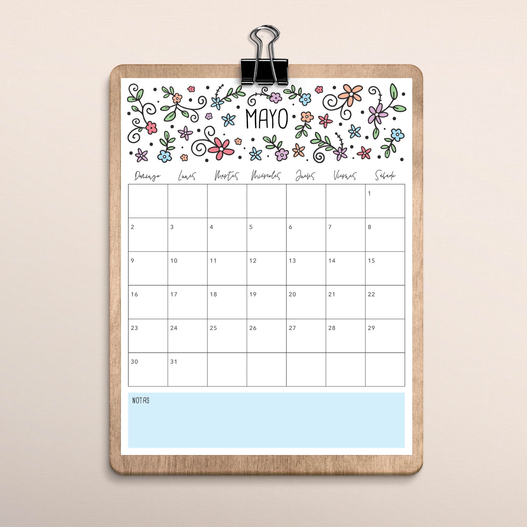 calendario para imprimir
