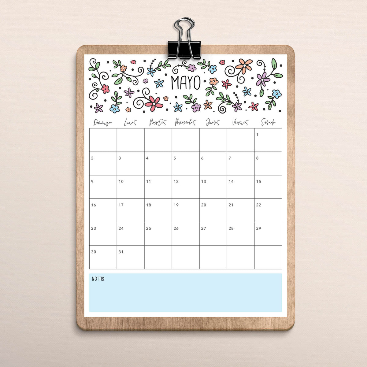calendario para imprimir