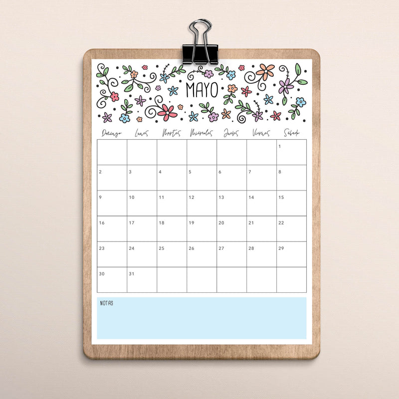 calendario para imprimir