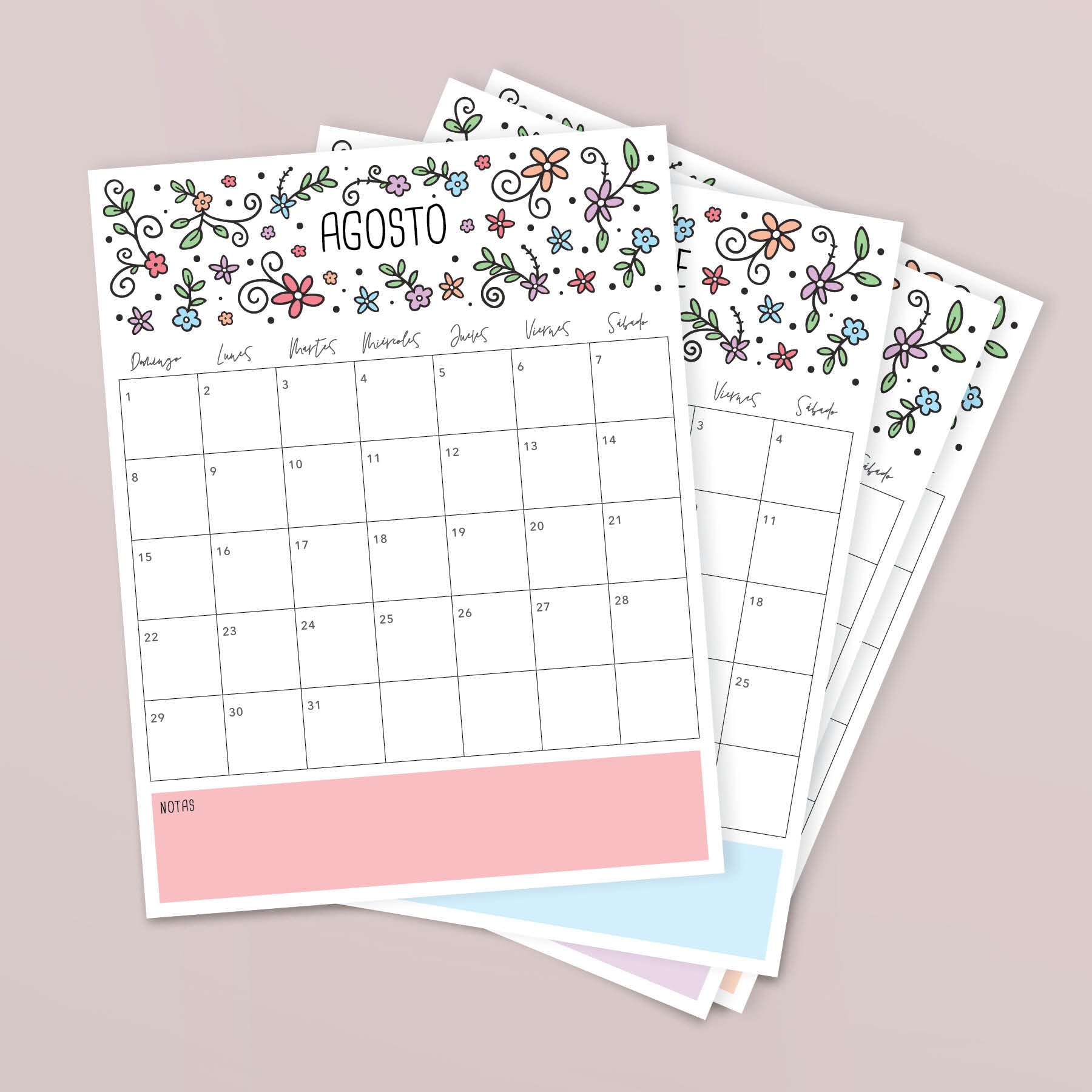 calendario para imprimir