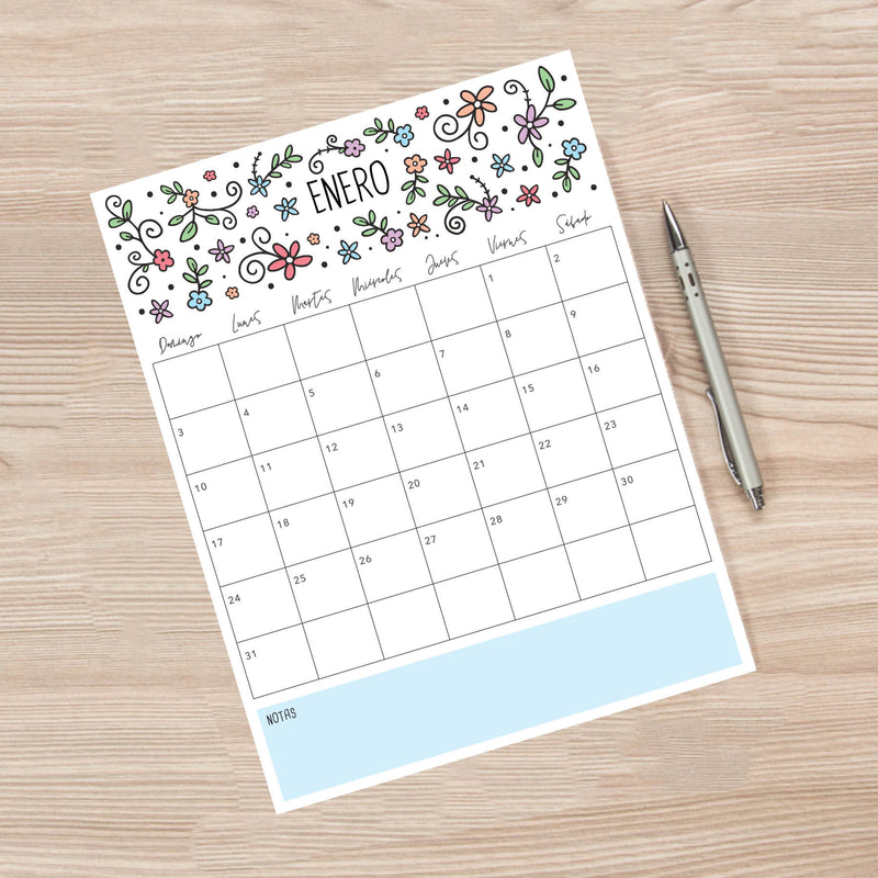 calendario para imprimir