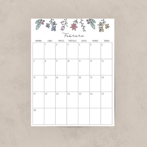 calendario para imprimir
