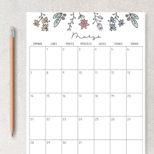 calendario para imprimir