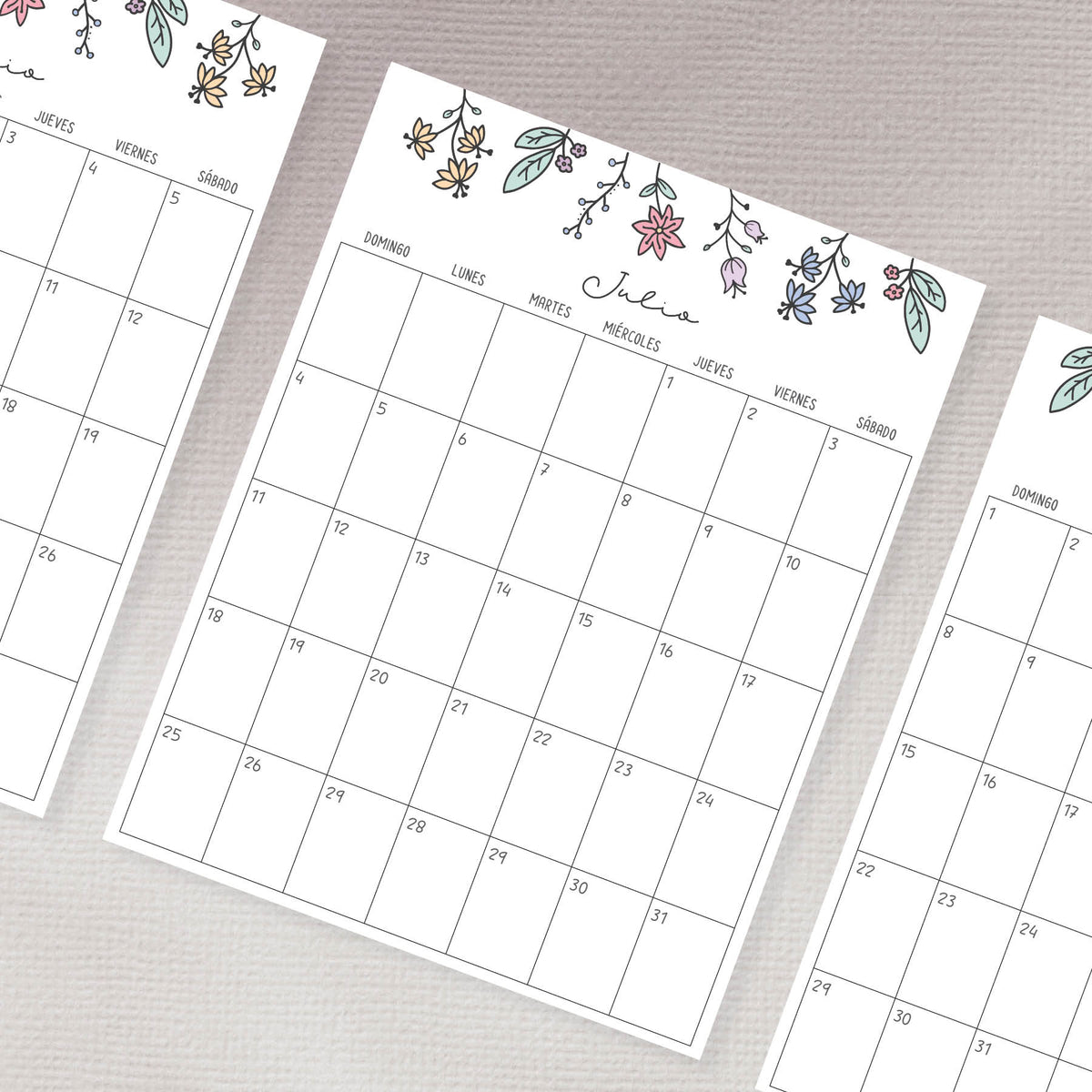 calendario para imprimir