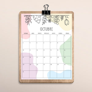 calendario para imprimir