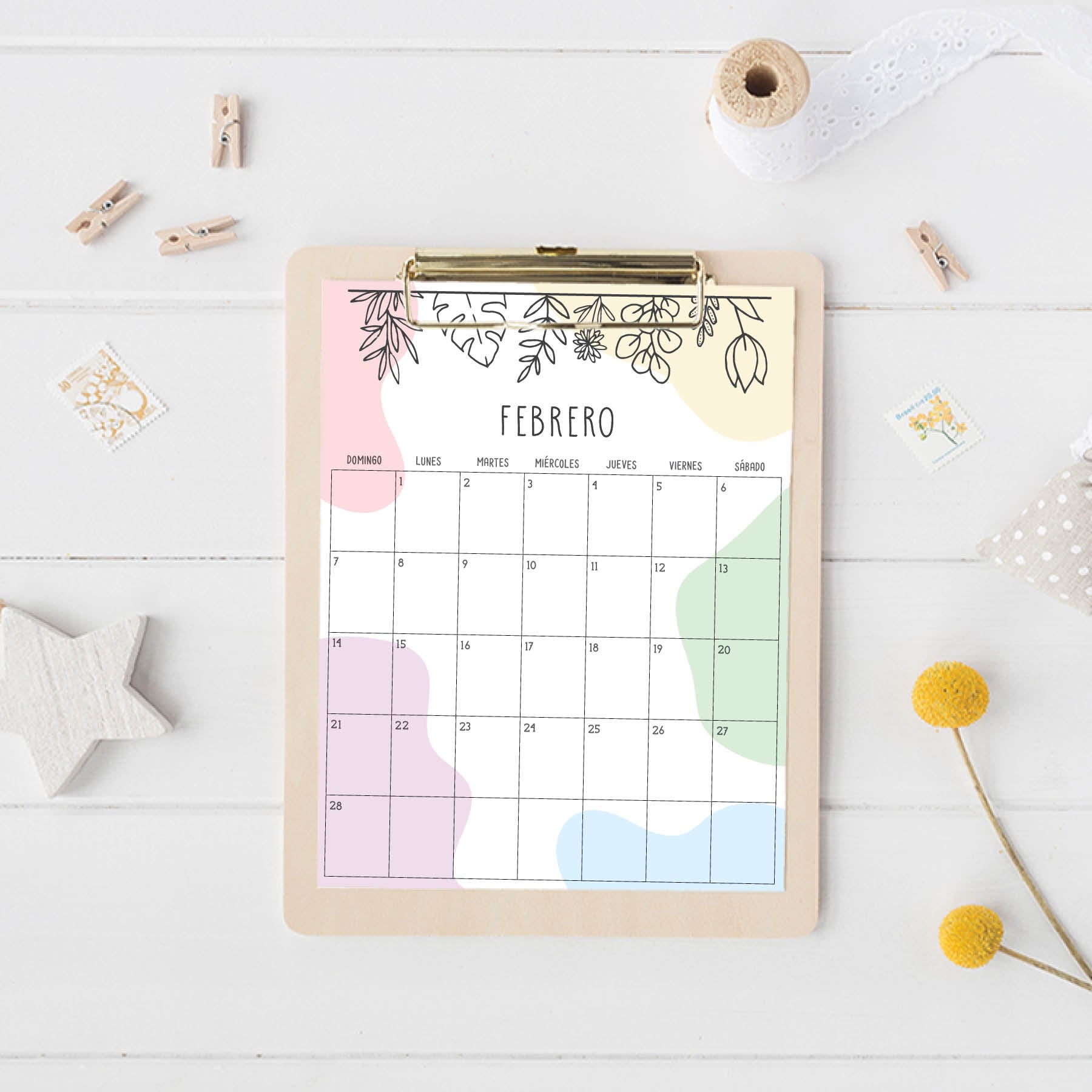 calendario para imprimir