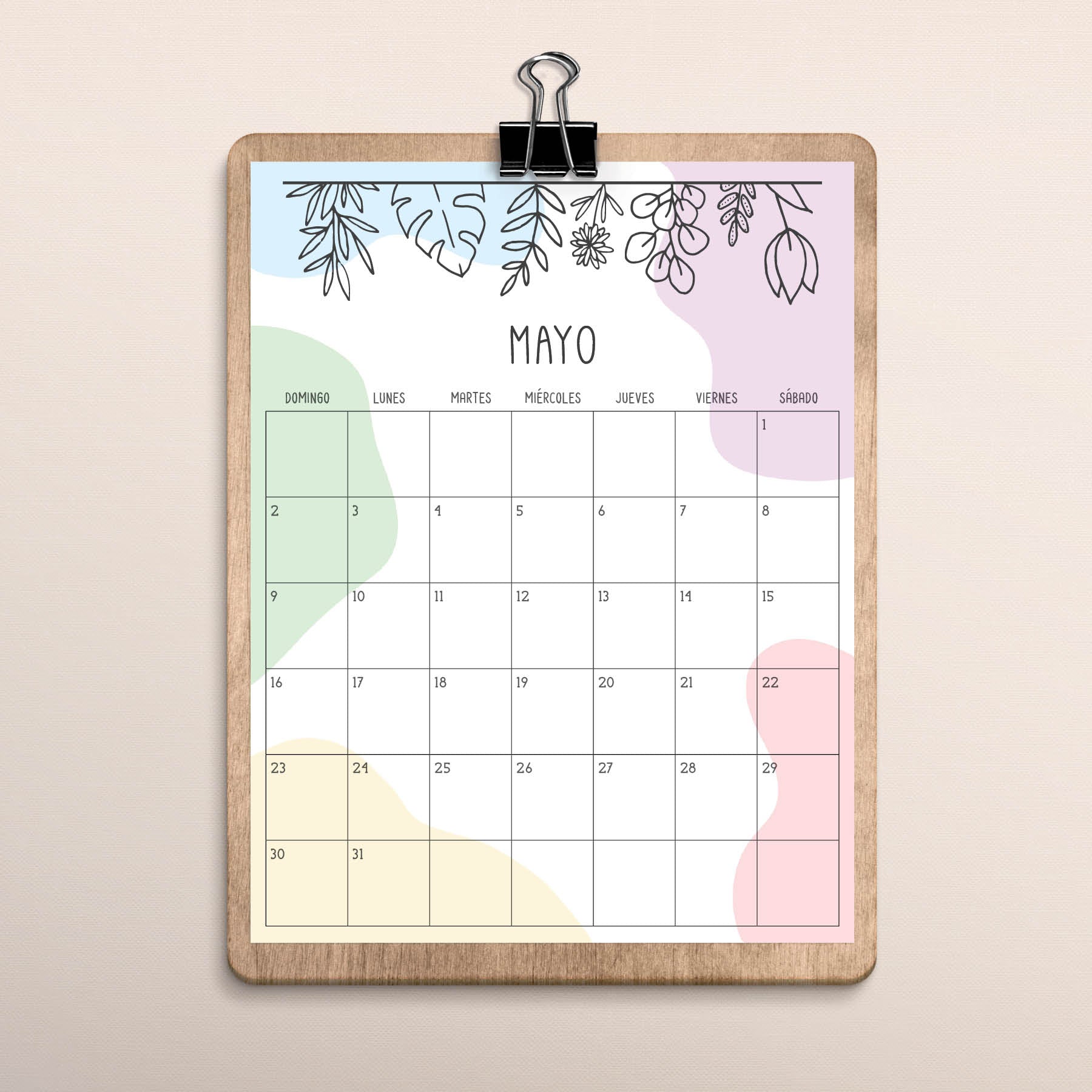 calendario para imprimir
