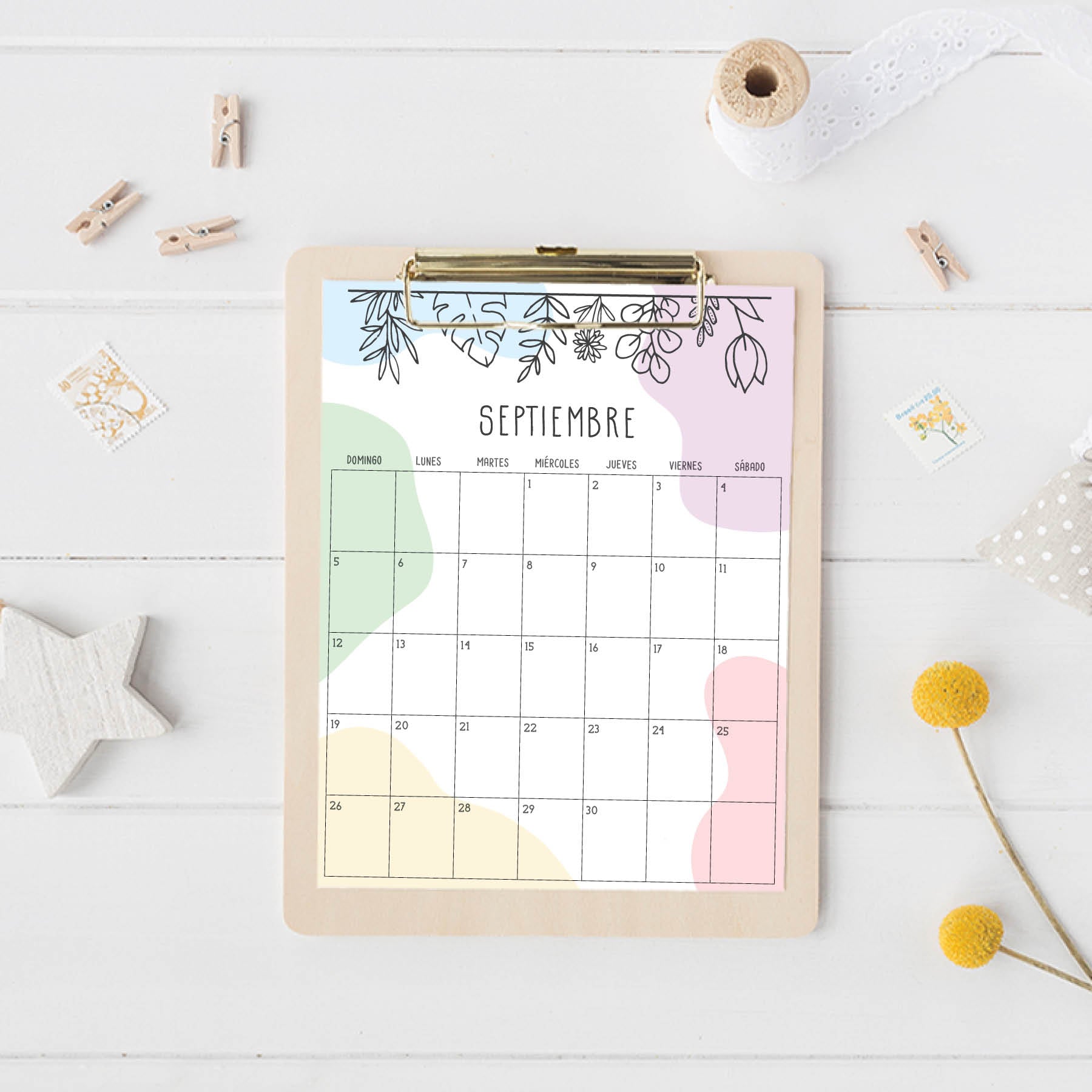 calendario para imprimir